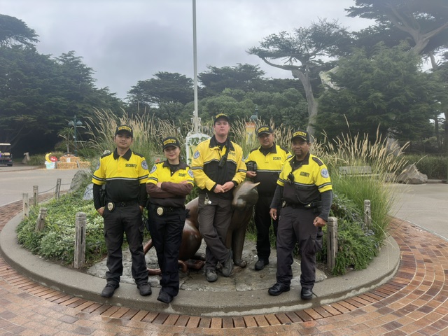 Executive Edge Private Security uniformed guard team on duty in California